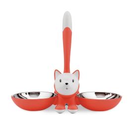 Tigrito, Cat Bowl, Red-Orange