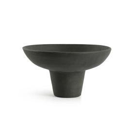 Raised Bowl, Round, Black, S