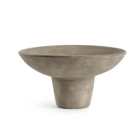 Raised Bowl, Round, Beige, S