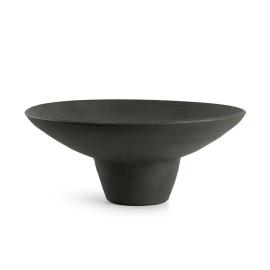 Raised Bowl, Round, Black, L