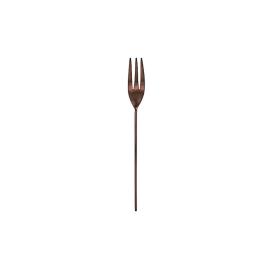 Malmo, Dessert Forks, Set of 6pcs, Mat Chocolate 