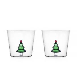 White Bear and Wish Tree, Tumbler, Green, Set of 2