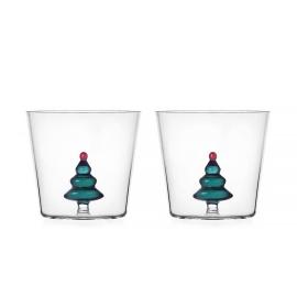 White Bear and Wish Tree, Tumbler, Petrolblue, Set of 2