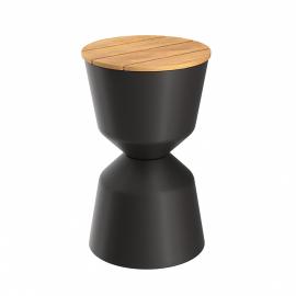 Balance, Outdoor Side Table, Black Mat