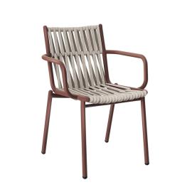 Loop, Outdoor Dining Chair, Honey