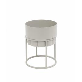 Lotus, Planter with Rack, Olive Grey