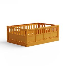 Made Folding Crate, Maxi, Mustard