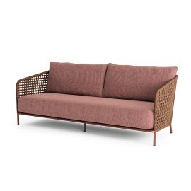 Liana, Outdoor 3-Seater Sofa, Melange Brique