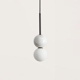 Dalt, Pendant Lamp, White Marble