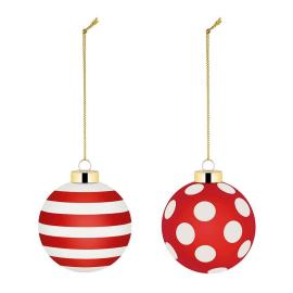 Delight, Christmas Baubles 02, Set of 2