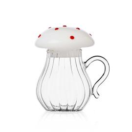 Alice, Mug, Mushroom Red Dots