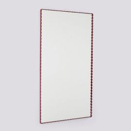 Arcs, Rectangular Mirror, L, Burgundy