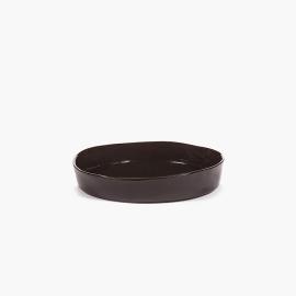 La Mere Dinnerware, Deep Plate Ebony, Medium