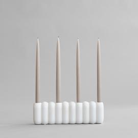 Tube, Candle Holder, Big, Bone White