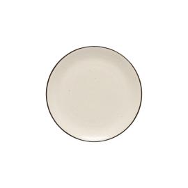 Augusta, Salad/Dessert plate, Natural-Black