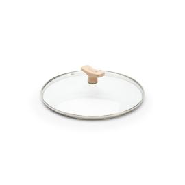 Glass Lid with Beechwood Knob, DIA24 cm