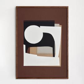 Balance No. 120, Dark Oak Frame, 50 x 70