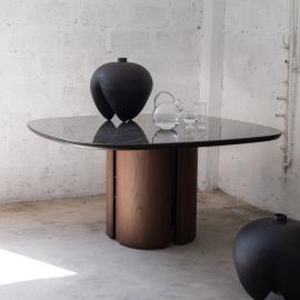 Parenthesis, Dining Table, Rounded Square