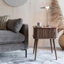 Barbier, Side Table, Walnut