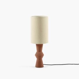 Marie-Ann, Table Lamp, Red-Brown-Beige