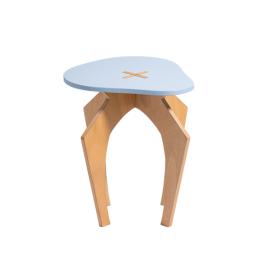 Husky Pick, Side Table, Honest Blue