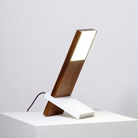 Plank n' Play, Table Lamp, Walnut