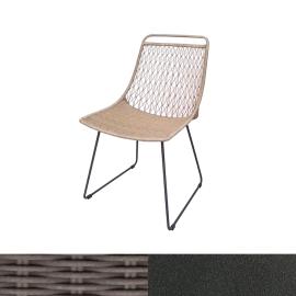 Kim, Outdoor Dining Chair, Pebble