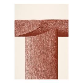 Guillaume Delvigne, Piliers 01, Dark Oak Frame, 100 x 140