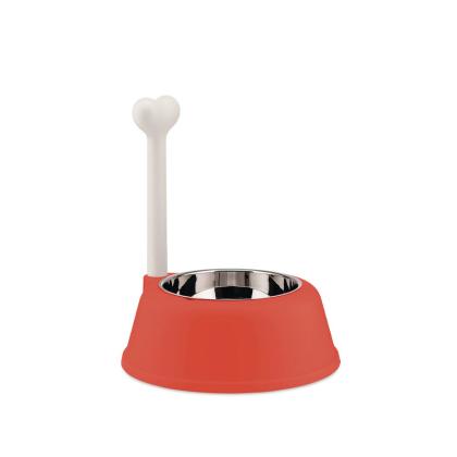 Lupita, Dog Bowl, Red-Orange