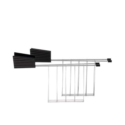 Plisse, Set of Two Toaster Racks, Black