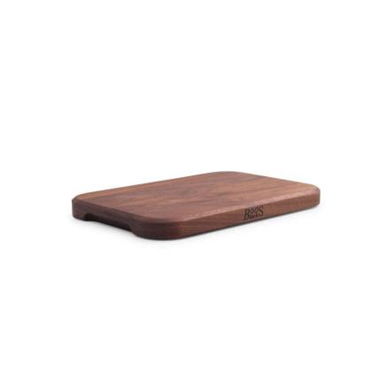 Chop-N-Serve, Black Walnut chopping board with recessed grip, Medium