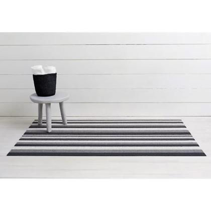 Bounce, Stripe Shag Doormat, Moonlight, 46 x 71 cm