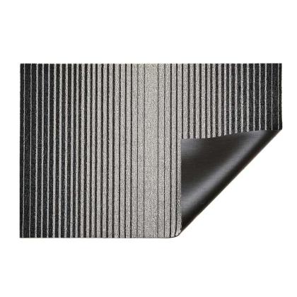 Domino Shag Doormat, Black/White, 46 x 71 cm