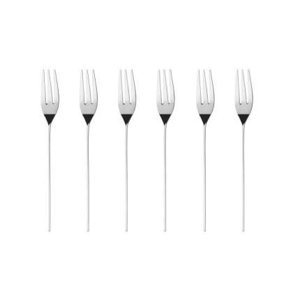 Malmo, Dessert Forks, Set of 6pcs, Silver 