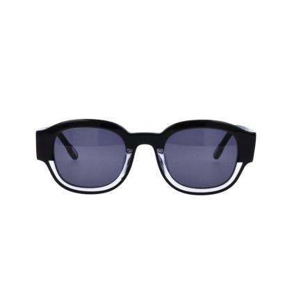 Borderino Round, Sunglasses, Black