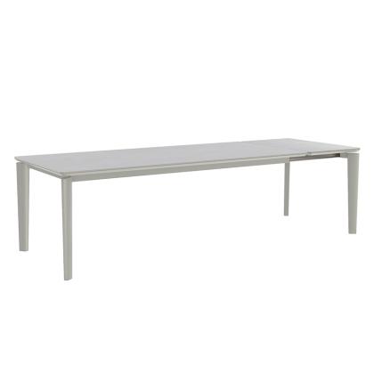 Bagel, Extendable Outdoor Dining Table, Olive Grey