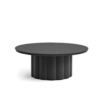 Lotus, Outdoor Coffee Table, Black Mat