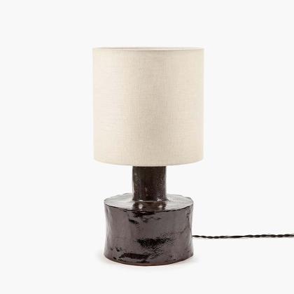 Catherine, Table Lamp, Black-Beige 