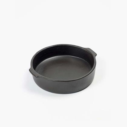 Pure, Oven/Serving Dish, Black, Medium