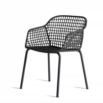 Donna, Outdoor Dining Armchair, Southend Grey