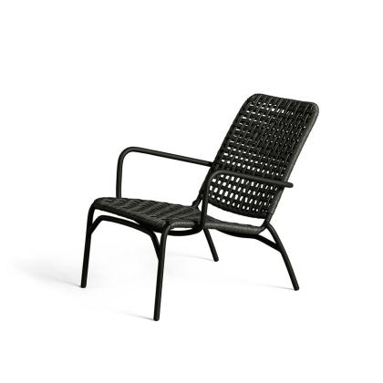 Melvin, Outdoor Lounge Armchair, Graphite