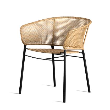 Zinnia, Outdoor Dining Chair, Graphite