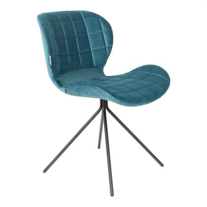 OMG, Chair, Velvet Petrol