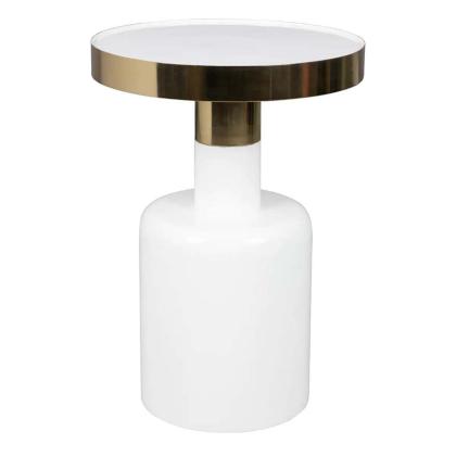 Glam, Side Table, White