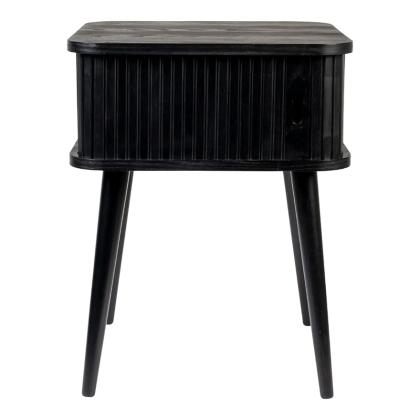 Barbier, Side Table, Black