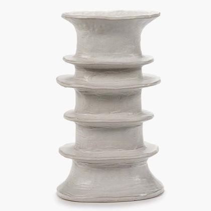 Marie Interior, Vase Billy 04, L, White