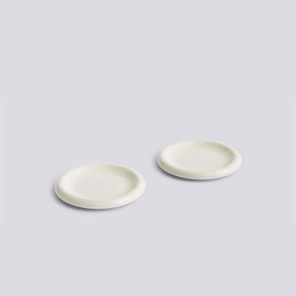 Barro, Small Plate, Set of 2, Off-White, DIA18