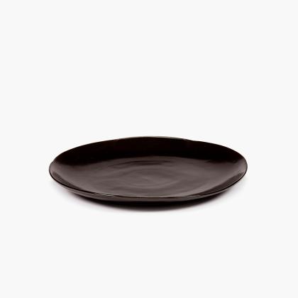 La Mere Dinnerware, Dinner Plate Ebony, Dark Brown