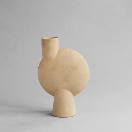 Sphere Vase Bubl, Big, Sand