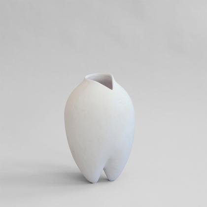 Sumo Vase, Slim, Bone White 